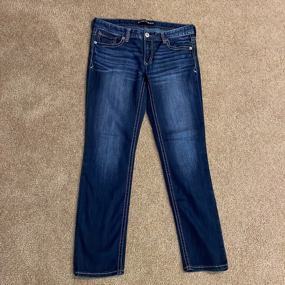 Express Skinny Low Rise Jeans - Picture 3 of 7